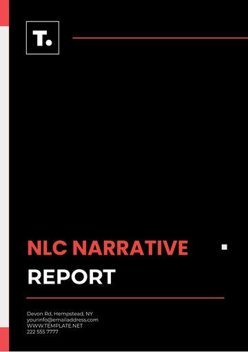 Free NLC Narrative Report Template to Edit Online