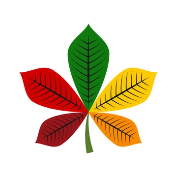 Free Colorful Leaves Clipart to Edit Online