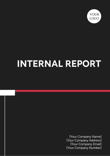Free Internal Report Template to Edit Online