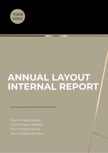 Free Annual Layout Internal Report Template to Edit Online