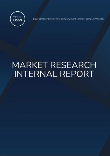 Free Market Research Internal Report Template to Edit Online
