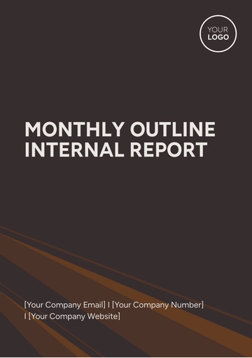 Free Monthly Outline Internal Report Template to Edit Online