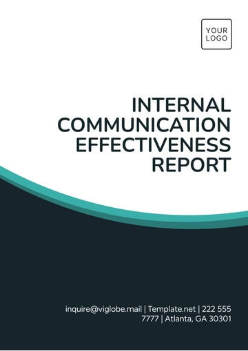Free Internal Communication Effectiveness Report Template to Edit Online
