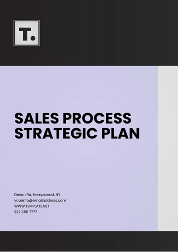 Free Sales Process Strategic Plan Template to Edit Online