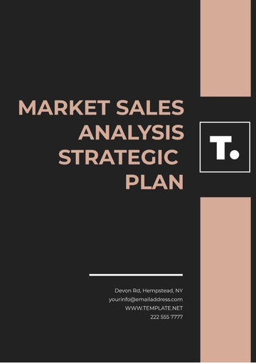 Free Market Sales Analysis Strategic Plan Template to Edit Online