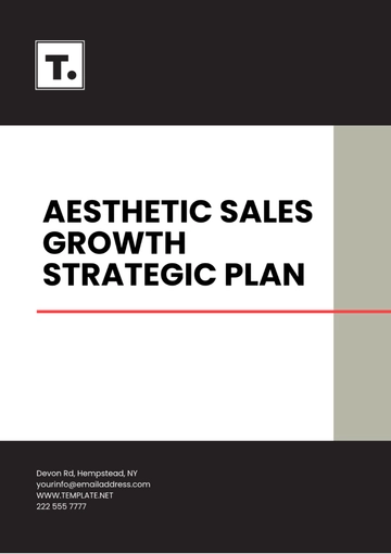 Free Aesthetic Sales Growth Strategic Plan Template to Edit Online