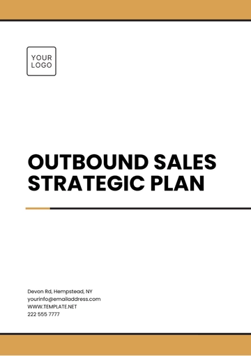 Free Outbound Sales Strategic Plan Template to Edit Online
