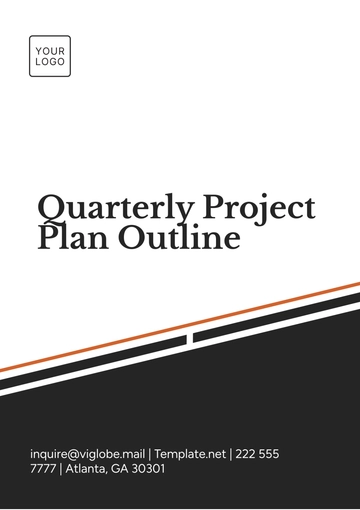 Free Quarterly Project Plan Outline Template to Edit Online