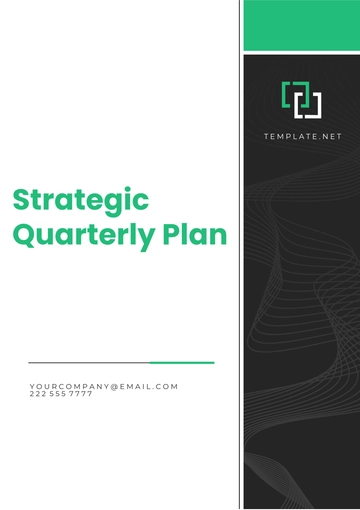 Free Strategic Quarterly Plan Template to Edit Online