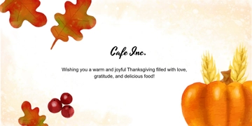 Free Traditional Thanksgiving Template to Edit Online