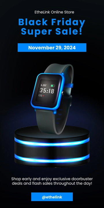 Free Black Friday Promotion Template to Edit Online