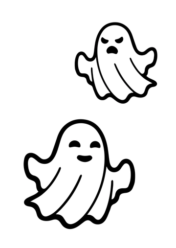 Free Cut Out Halloween Drawing Template to Edit Online
