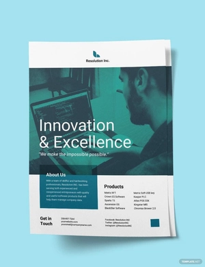Software Product Flyer Template