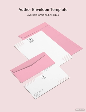 Author Envelope Template