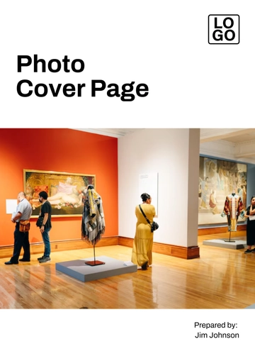 Photo Cover Page Template - Edit Online & Download