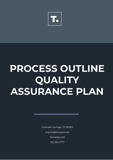 Free Process Outline Quality Assurance Plan Template to Edit Online