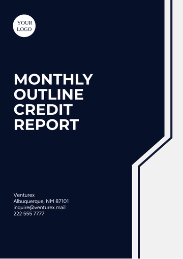 Free Monthly Outline Credit Report Template to Edit Online