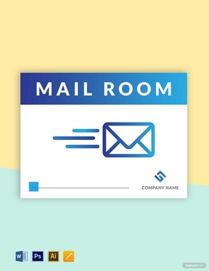 Mail Room Sign Template Mail Room Sign Template