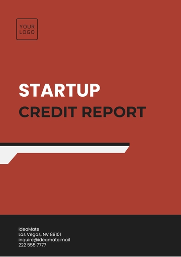 Free Startup Credit Report Template to Edit Online