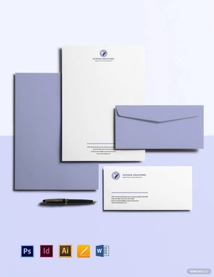 Simple IT & Software Envelope Template