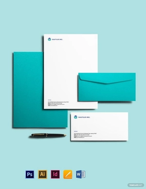 Modern IT & Software Envelope Template