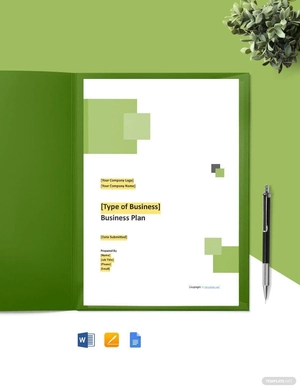 Sample Software Business Plan Template