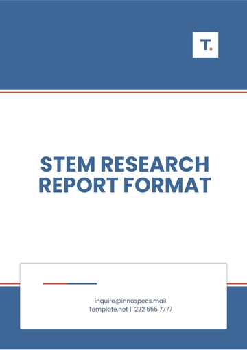Free STEM Research Report Format Template to Edit Online