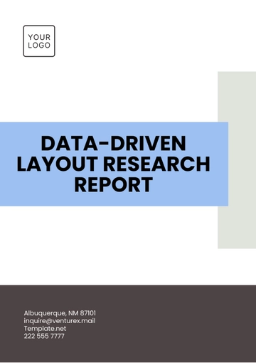 Free Data-Driven Layout Research Report Template to Edit Online