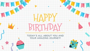Free Happy Birthday Presentation Template to Edit Online Free Happy Birthday Presentation Template to Edit Online