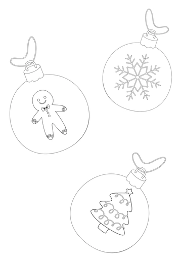 Free Printable Christmas Ornament Template to Edit Online