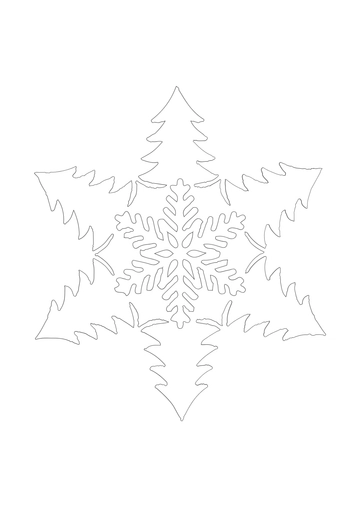 Free Christmas Cut Out Pattern Template to Edit Online