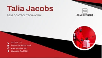 Free Pest Control Service Business Card Template to Edit Online Free Pest Control Service Business Card Template to Edit Online