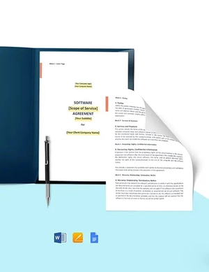 Exclusive Computer Software Lease with License Agreement Template