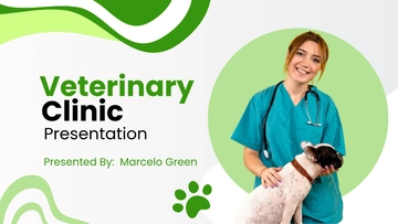Free Veterinary Clinic Presentation Template to Edit Online