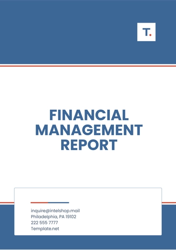 Free Financial Management Report Template to Edit Online