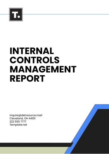 Free Internal Controls Management Report Template to Edit Online