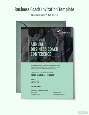 Business Coach Invitation Template