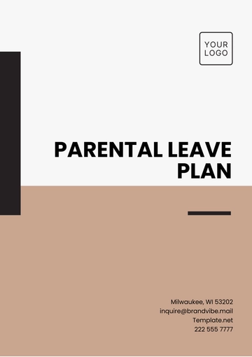 Free Parental Leave Plan Template to Edit Online
