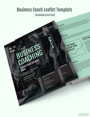 Business Coach Leaflet Template