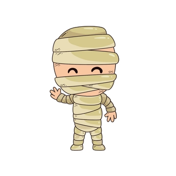 Free Halloween Mummy Clipart Template to Edit Online