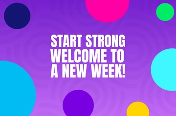 Free Monday Banner Template to Edit Online