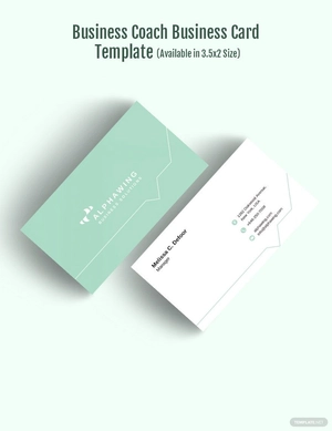 Business Coach Business Card Template
