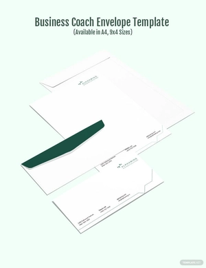 Business Coach Envelope Template
