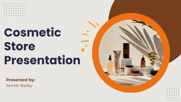Free Cosmetic Store Presentation Template to Edit Online