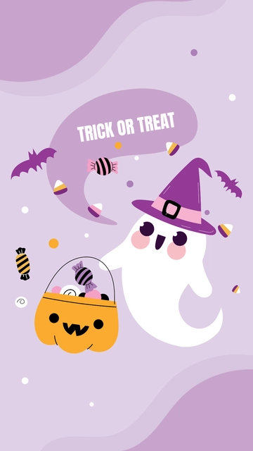 Free Pastel Halloween Wallpaper Template to Edit Online