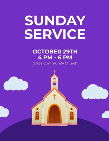 Free Halloween Church Flyer Template to Edit Online