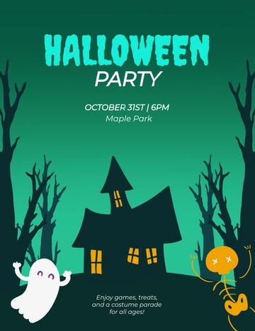 Free Editable Halloween Flyer Template to Edit Online