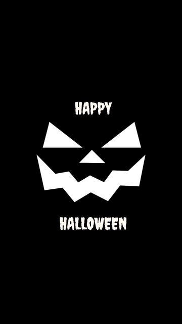 Free Black and White Halloween Wallpaper Template to Edit Online