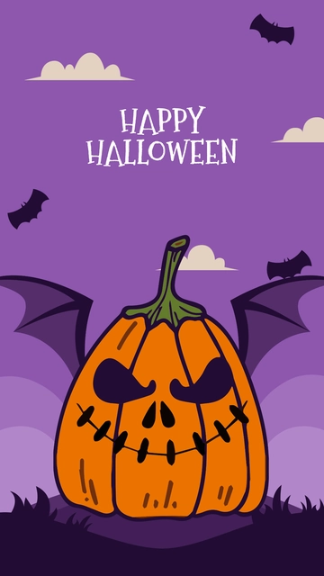 Free Pumpkin Halloween Wallpaper Template to Edit Online