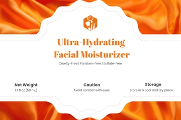 Free Cosmetic Store Product Label Template to Edit Online